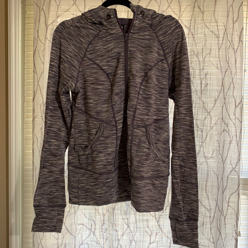 Athletic zip up jacket